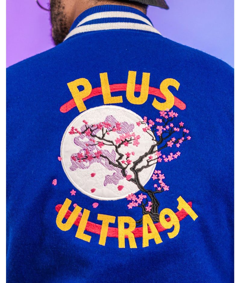 All Might Plus Ultra91 Varsity Jacket Logo