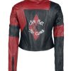 The Suicide Squad Harley Quinn Leather Jacket back side