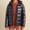 Quilted Puffer Black Jacket
