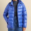 Quilted Puffer Blue Jacket