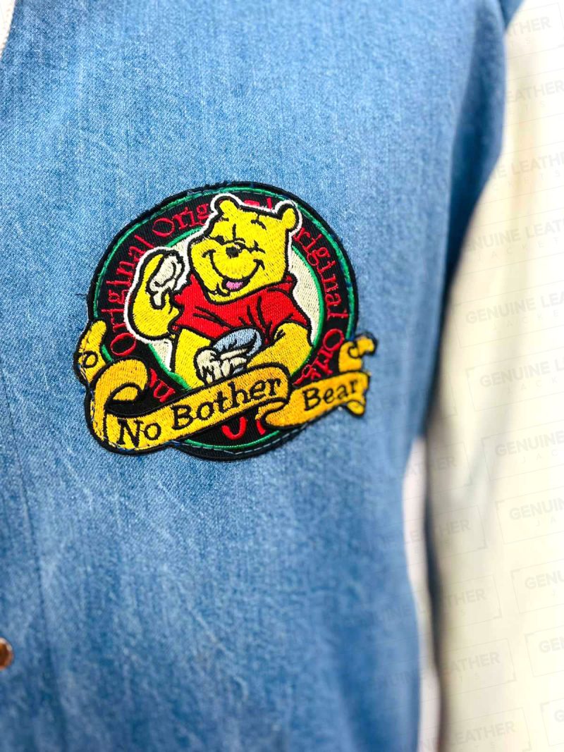 Winnie The Pooh Varsity Denim Jacket