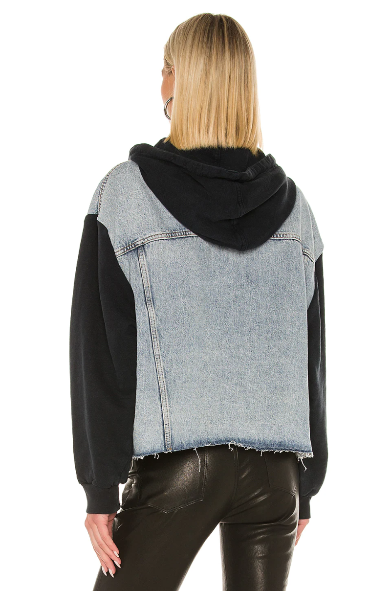 Back view of Flip Or Flop S12 E1 Christina’s Hooded Jacket