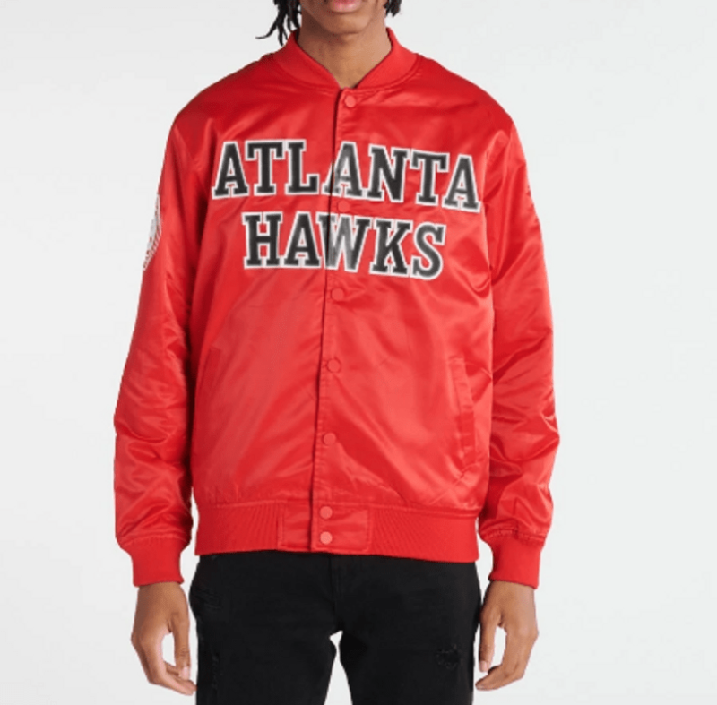ATLANTA HAWKS BIG LOGO SATIN JACKET
