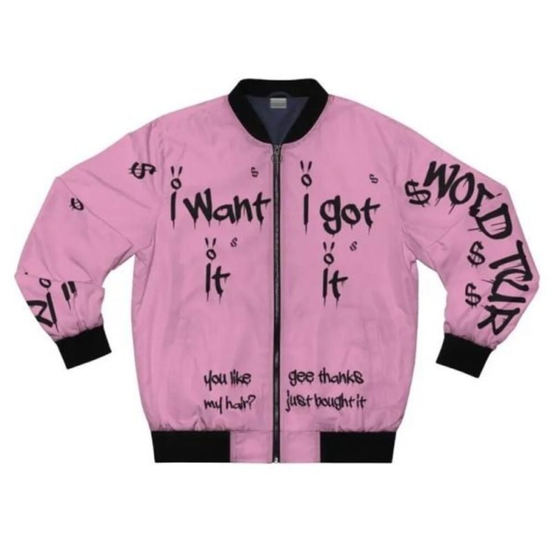 Ariana Grande 7 Rings Bomber Pink Jacket