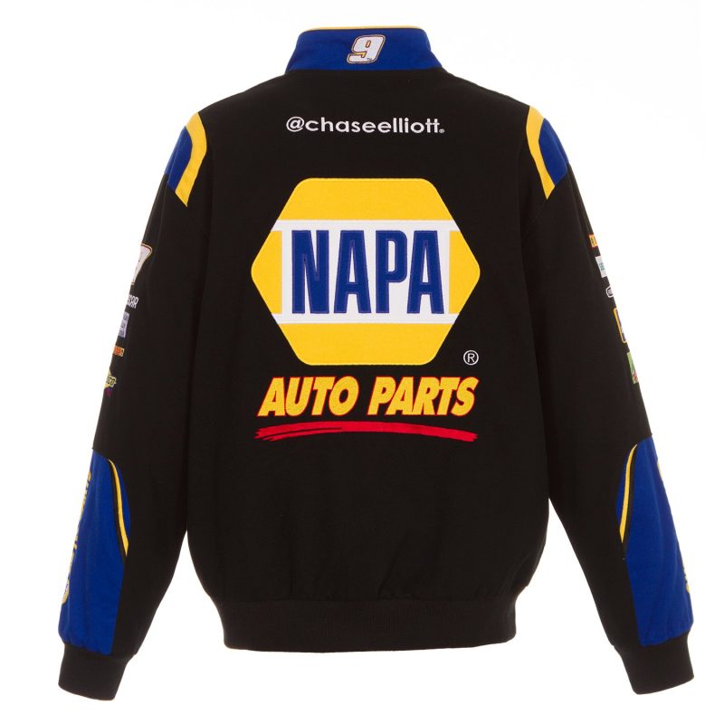 Back view of Chase Elliott Napa Nascar Jacket