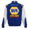 back view of 2020 Chase Elliott NAPA Full Snap Twill Uniform Jacket