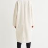 Calf Length Woven Fabric Coat