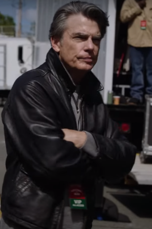 One December Night Peter Gallagher Black Jacket