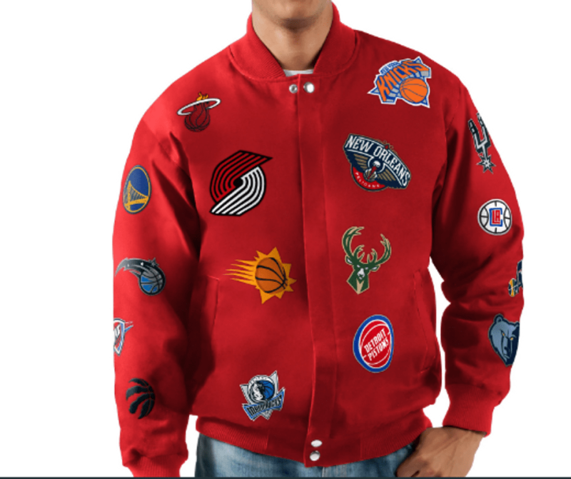 Carl Banks NBA Twill Collage Jacket