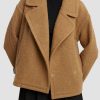 Drop Shoulder Wool Jacket