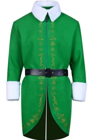 Front view of Christmas Buddy Elf Costume