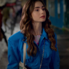 Emily In Paris Lilly Collins Blue Jacket