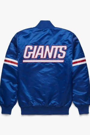 Back view of HOMAGE X Starter Giants Gridiron Jacket