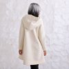 Hooded Swing Woolen Coat