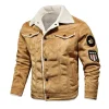 Light Brown Men’s Aviator Pilot Bomber Leather Jacket