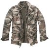 Front view of M-65 Classic Light Desert Green Field Jacket