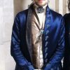 Milan Mauger The Kind’s Daughter 2022 Blue Long Coat