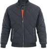 Dark grey Winter Fall Padded Puffer Jacket