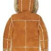Back view of Men’s Aviator Denali Fur Jacket