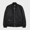 Mens Black Bomber Jacket