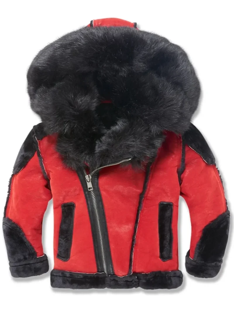 Insulated Fur Hooded Jacket