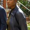 Fbi S04 E8 Tiffany’s Leather Bomber Jacket