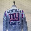 New York Giants NFL Gray Satin Jacket