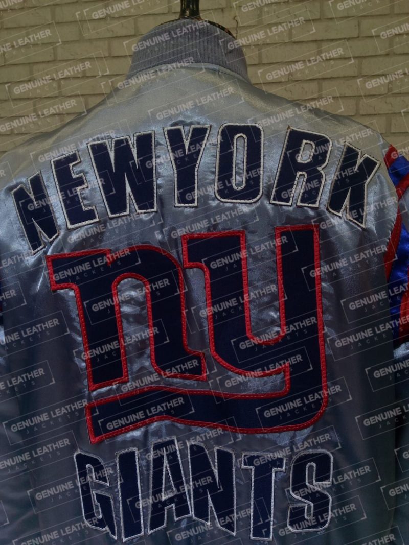 New York Giants Starter NFL Gray Jacket