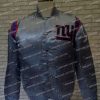New York Giants Starter NFL Gray Satin Jacket