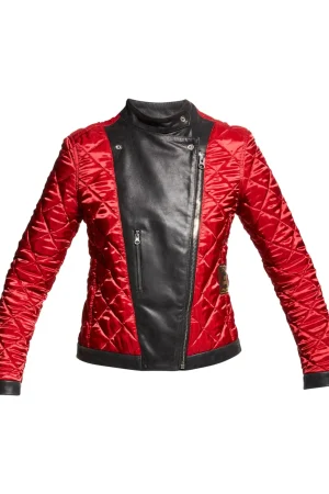 Women’s Quilted Satin Jacket