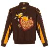 Back view of 2021 Ryan Preece Cheerios Twill Uniform Full Snap Jacket