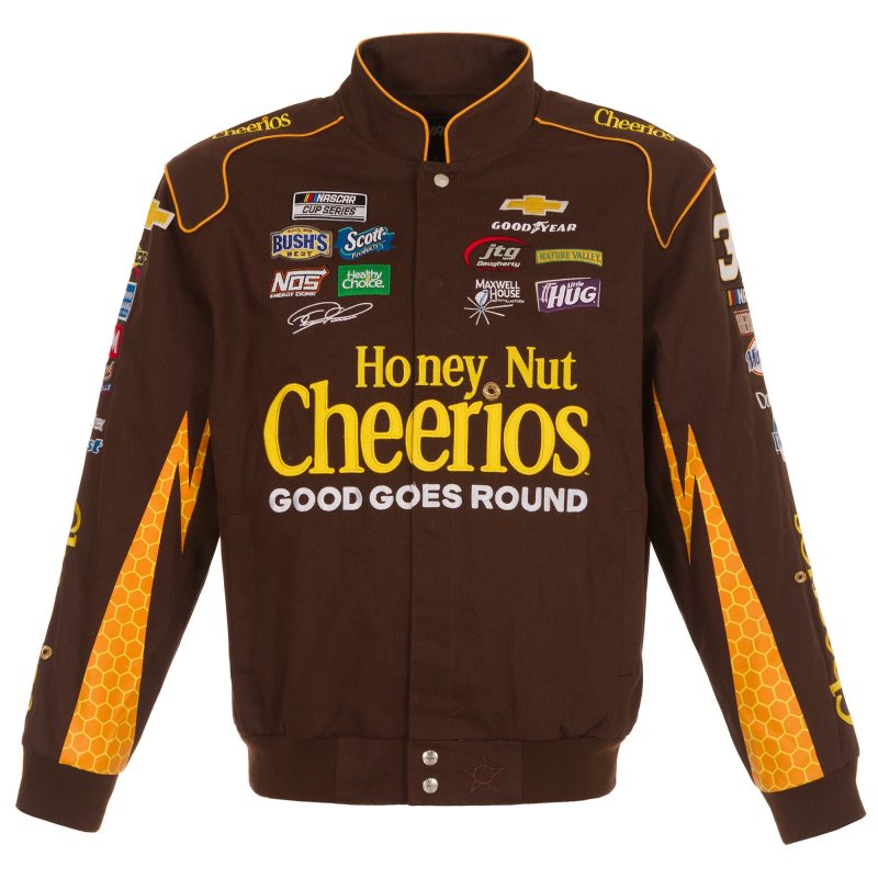 2021 Ryan Preece Cheerios Twill Uniform Full Snap Jacket