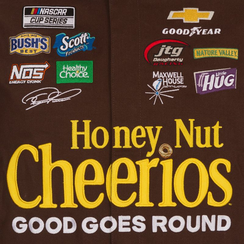 Logo of 2021 Ryan Preece Cheerios Twill Uniform Full Snap Jacket