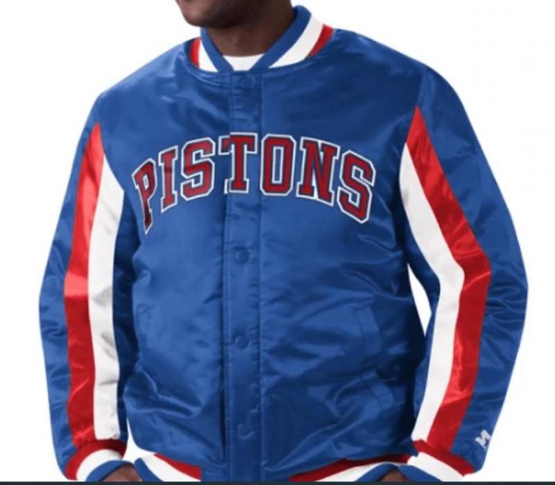 Starter Detroit Pistons Bomber Jacket