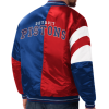 Starter Detroit Pistons Color Block Satin Jacket