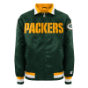 Starter Green Bay Packers Green Satin Zip Jacket