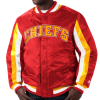 Starter Kansas City Chiefs Stripe Bomber Jacket