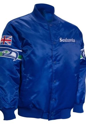 Starter Seattle Seahawks London Game Bomber Jacket