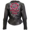 Women Braided Motorcycle Jackets