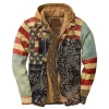 Women’s Windproof Patchwork Hooded Jacket