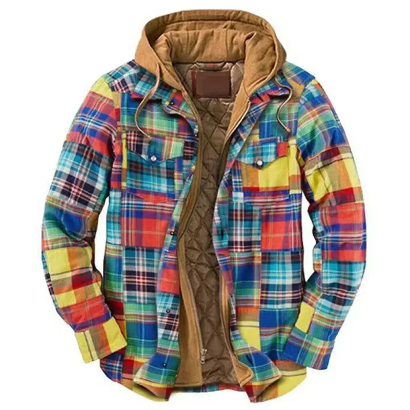 Women’s Windproof Patchwork Hooded Jackets