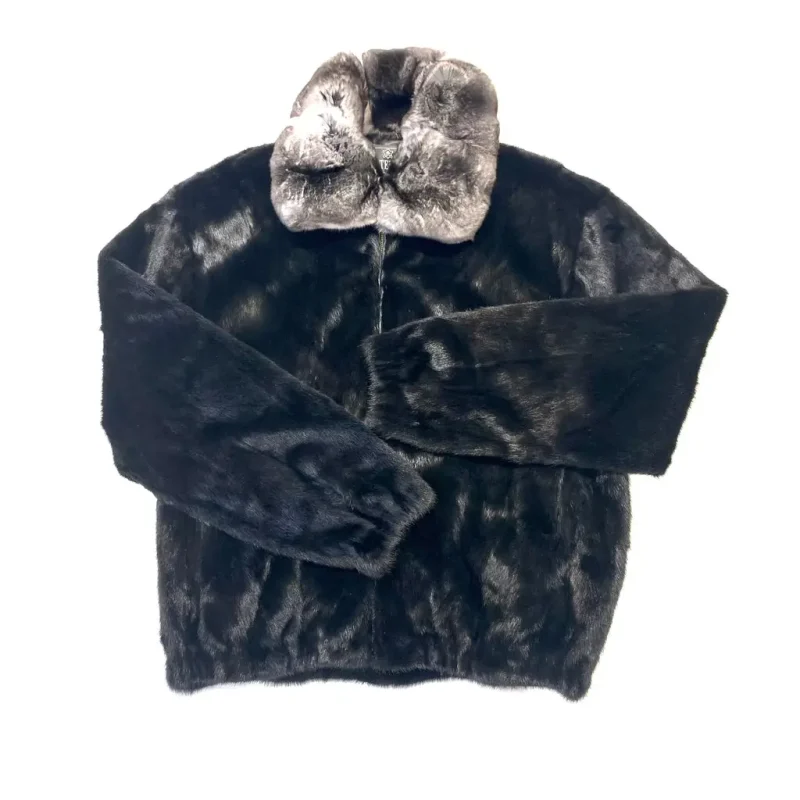 Men’s Mink Fur With Bomber Jacket