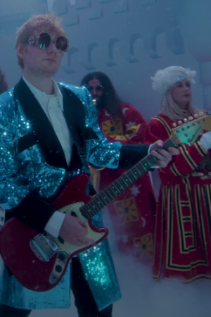 Ed Sheeran & John Merry Christmas Ed Sheeran Sequence Coat