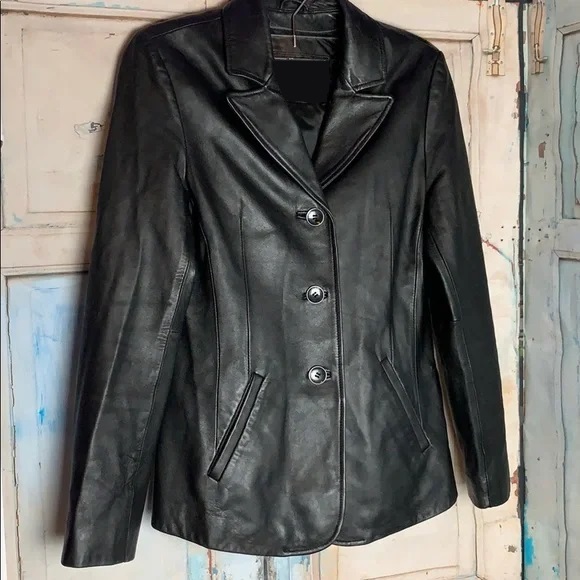 Stunning Black Leather Jacket | Genuineleatherjackets