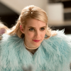 Scream Queens E05 Emma Roberts Fur Coat