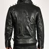 Back view of Nicolas Cage Ghost Rider Motorcycle Jacket
