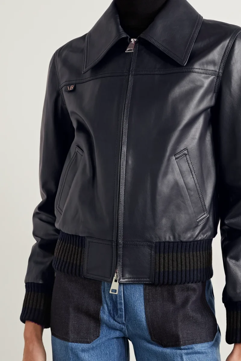 Fbi S04 E8 Tiffany’s Leather Bomber Jacket