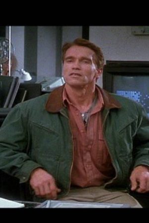Arnold Schwarzenegger Total Recall Green Jacket