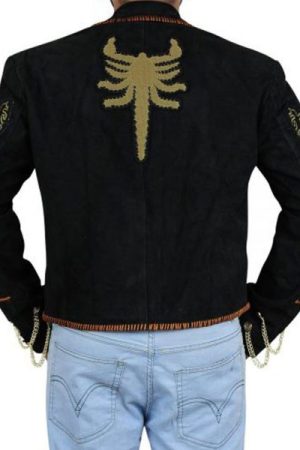 Back view of Antonio Banderas Once Upon a Time in Mexico Scorpion Jacket