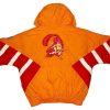 Back view of Buccaneers Bucco Bruce Starter Jacket